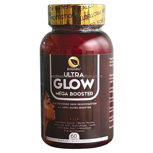 Wholesale Glutathione Dietary Supplement ultra Glowing Skin Whitening Brightening Skin Healthcare Glutathione Softgel Capsule