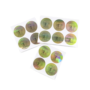 Promotional Gold Stickers Holographic Sticker Custom Sticker for Packaging