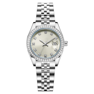 นาฬิกาข้อมือผู้หญิงสายบาง ดีไซน์เรียบง่ายแต่มีสไตล์ หน้าปัดสีอ่อน - Product Image 3