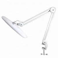 Lampe de bureau LED à clipser 24W 182 LED haute luminosité, bras articulé réglable, protection oculaire, pour usage multi-scénarios et réparation mobile