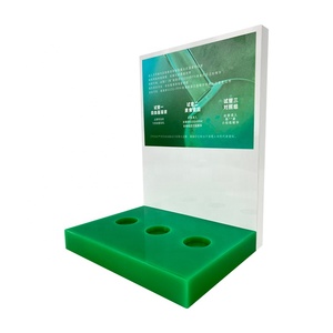 Tùy chỉnh 3 màu Tweezer lông mày gel và lông mày bút chì Rack hiển thị cho mỹ phẩm cửa hàng hiển thị Son môi đứng - Product Image 1