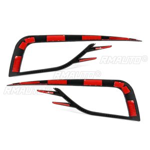 Cubierta Decorativa para Faros Antiniebla Delanteros de Coche, Aspecto Fibra de Carbono/Negro, 2 Piezas, para VW Golf 7.5 MK7.5 2018 2019 2020 - Product Image 4