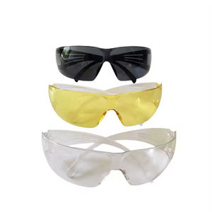 نظارات السلامة الصناعية المقاومة للصدمات بمعيار ANSI Z87 بعدسات شفافة مقاومة للمواد الكيميائية ومعتمدة CE EN166 ومقاومة للخدش - Product Image 1