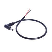 DC35135 Ladekabel 3,5*1,35mm Winkelstecker DC-Stromversorgungskabel 5V 3A Netzteil DIY-Kabel mit offenem Ende 2-adrig