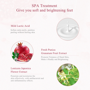 Masque exfoliant pour les pieds à la grenade BREYLEE, masque hydratant aux fruits - Product Image 5