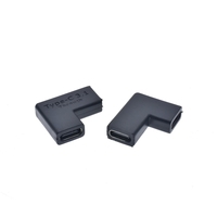 Adaptor USB 3.1 Tipe C Konverter Betina Ke Jantan 10 Gbps USB C Isi Daya Data Sinkronisasi Konektor Ekstensi Steker untuk Laptop Tablet Ponsel