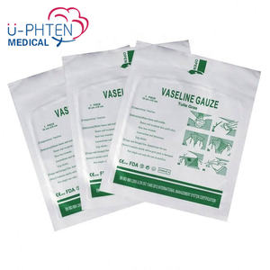 U-phten tampon de gaze chirurgical médical gaze de <span class=keywords><strong>paraffine</strong></span> stérile pansement de gaze de vaséline - Product Image 1