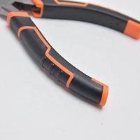 Pince à long nez ergonomique de qualité industrielle, combinaison professionnelle, outils en acier, pince avec fil de sécurité, pour le design