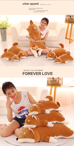 בובת כלב קטיפה 90 ס\\\"מ של לינק ברנד, צעצוע תלת מימדי בצורת גור שיבא אינו, צעצוע משחק לתינוקות, כרית שינה בצורת גור, צעצועים יפניים ממולאים - Product Image 3