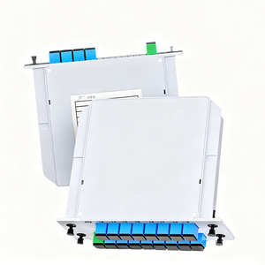 ตัวแยกไฟเบอร์ออปติกแบบเสียบ APC ชนิด POE TCP ช่วงกว้าง 1x2 1x4 1x8 1x16 1x32 1x64 แบบ Passive สำหรับเครือข่ายกระจายเสียง - Product Image 1