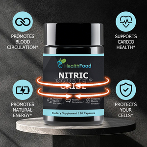 Capsules d'oxyde nitrique de formule premium à marque privée, contenant de la niacine et de la citrulline, favorisant la croissance musculaire et une circulation saine - Product Image 4