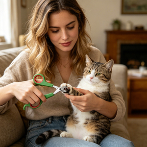 Professional Portable Eco-Friendly Stainless Steel PP <b>Pet</b> Cat Nail <b>Clipper</b> & Claw Trimmer <b>for</b> Cats and Small Animals - Product Image 6