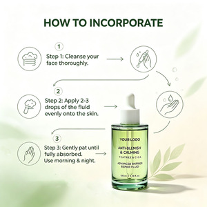 Suero de Árbol de Té y Cica de Marca Privada, Anti-Imperfecciones, con Extracto de Centella Asiática para Piel Propensa al Acné, OEM - Product Image 6