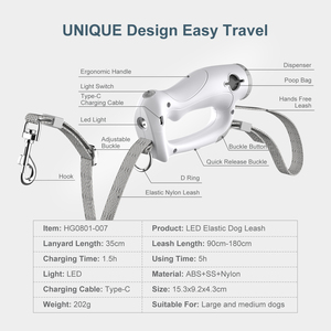 Со светодиодной подсветкой, эластичная нейлоновая лента - Product Image 3