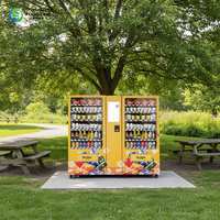 Distributeur automatique de boissons et de snacks à double compartiment, distributeur automatique de boissons en bouteille et de chips