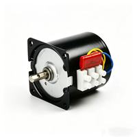 Moteur synchrone monophasé à montage sur panneau, moteur électrique compact 28W 30RPM 50Hz/60Hz pour panneaux de commande, équipement d'automatisation