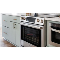 Meubles de cuisine tout-en-un pour appartement, en contreplaqué écologique, finition acrylique vert sauge, plan de travail en marbre, sur mesure, prêts à assembler