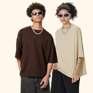 Camiseta de Manga Corta para Hombre, 230g, Algodón Grueso, Cuello Redondo, Color Blanco Sólido, 100% Algodón, Colección de Verano, Little Red <span class=keywords><strong>Book</strong></span> - Product Image 3