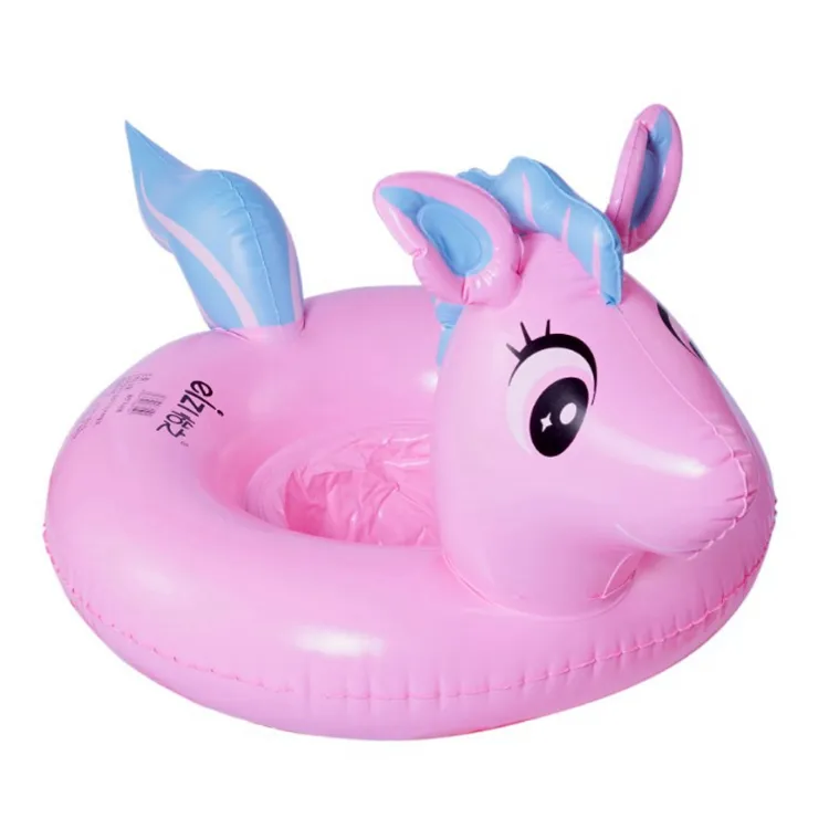 Anel de unicórnio para crianças, piscina de bebê inflável, anel de natação