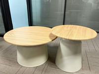 Table d'appoint ronde moderne gris foncé extensible pour salon - Meuble de maison - Vente chaude