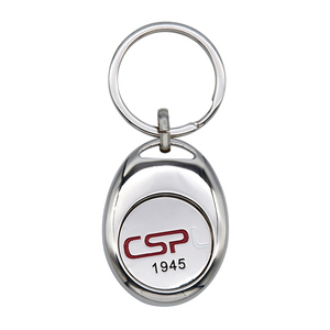 Factory Shopping Cart Euro Blank Token Holder Trolley Coin Key Chain For Supermarket Trolley