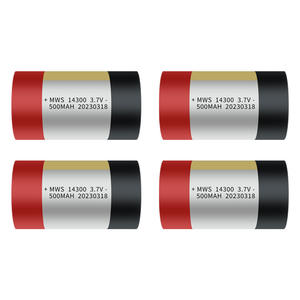 Batteria cilindrica al <span class=keywords><strong>litio</strong></span> BOOT nuova di zecca <span class=keywords><strong>14500</strong></span> 3.7V 500mAh con terminale a piattello in nichel, 2000 cicli, 12 mesi di garanzia dalla fabbrica BOOT - Product Image 3