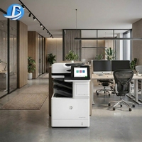 Printer Laser Monokrom Cepat Hp LaserJet Managed MFP E62665dn Baru, All-in-One, Duplex, Jaringan, 65ppm, untuk Kantor dan Bisnis