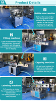Ligne de production d'eau minérale OCEAN Petite machine automatique de remplissage et de capsulage pour bouteilles en verre