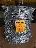 Alambre de Púas de Hierro Galvanizado Verde, Rollo de Acero de Protección y Seguridad, Ampliamente Utilizado para Vallas de Jardines y Granjas