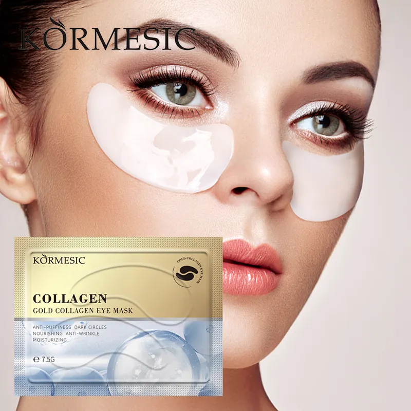 OEM حار المبيعات تسمية خاصة Kormesic هيدروجيل قناع العناية بالعين حزمة الكولاجين قناع عين التصحيح