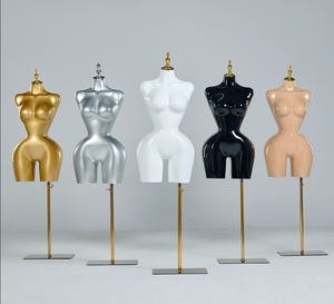 <span class=keywords><strong>Taille</strong></span> L Peinture blanche brillante Corps en plastique européen américain Gros seins Gros cul Magasin de vêtements Mannequins féminins grande <span class=keywords><strong>taille</strong></span> - Product Image 5