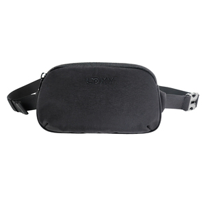Sac banane vintage pour femme en nylon Loxy gris clair, résistant à l'eau, pour le jogging, les sports de plein air, minimaliste, écologique et tendance - Product Image 5