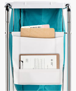 <span class=keywords><strong>Chariot</strong></span> <span class=keywords><strong>de</strong></span> blanchisserie Setbest, <span class=keywords><strong>chariot</strong></span> à déchets <span class=keywords><strong>en</strong></span> plastique et acier, <span class=keywords><strong>chariot</strong></span> <span class=keywords><strong>de</strong></span> nettoyage pour hôpitaux, hôtels et soins matinaux, à usage commercial - Product Image 5