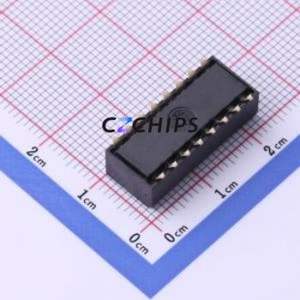 DSPV08LSGET DIP Switch SMD-16P,9x21.7mm Switch Piano Key Single Pole Single Throw 8 2.54mm - Product Image 2