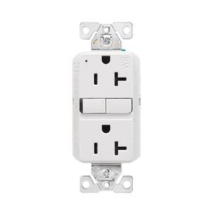 ETN <span class=keywords><strong>TWR</strong></span> ST GFCI 20A 125V WH TWRGF20W - Product Image 1