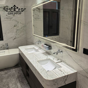 Losas de Mármol Natural Pulido Goldtop Calacatta Vagli para Encimeras, Mesas de Baño, Pisos, Mesas de Comedor, Mesas de Centro y Hoteles - Product Image 6