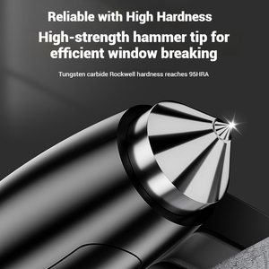 Marteau de sécurité multifonctionnel 4-en-1 pour voiture, kit d'outils d'urgence pour casser la vitre intérieure de la voiture avec coupeur - Product Image 4