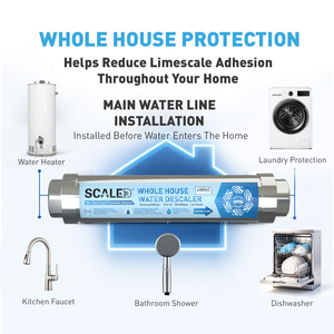 ScaleDp Solución descalcificadora de agua residencial sin sal Sistema antiincrustante IPSE - Product Image 1