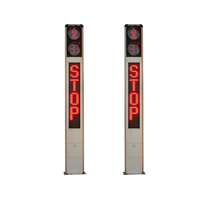 Feu de signalisation piétonnier intégré AC220V, écran bicolore 300mm, boîtier PC IP55, pour zones scolaires