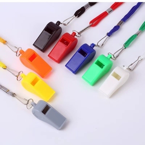 Silbato deportivo de plástico al por mayor con cordón, silbatos fuertes para árbitros, entrenadores, silbato de seguridad para emergencias y supervivencia - Product Image 2