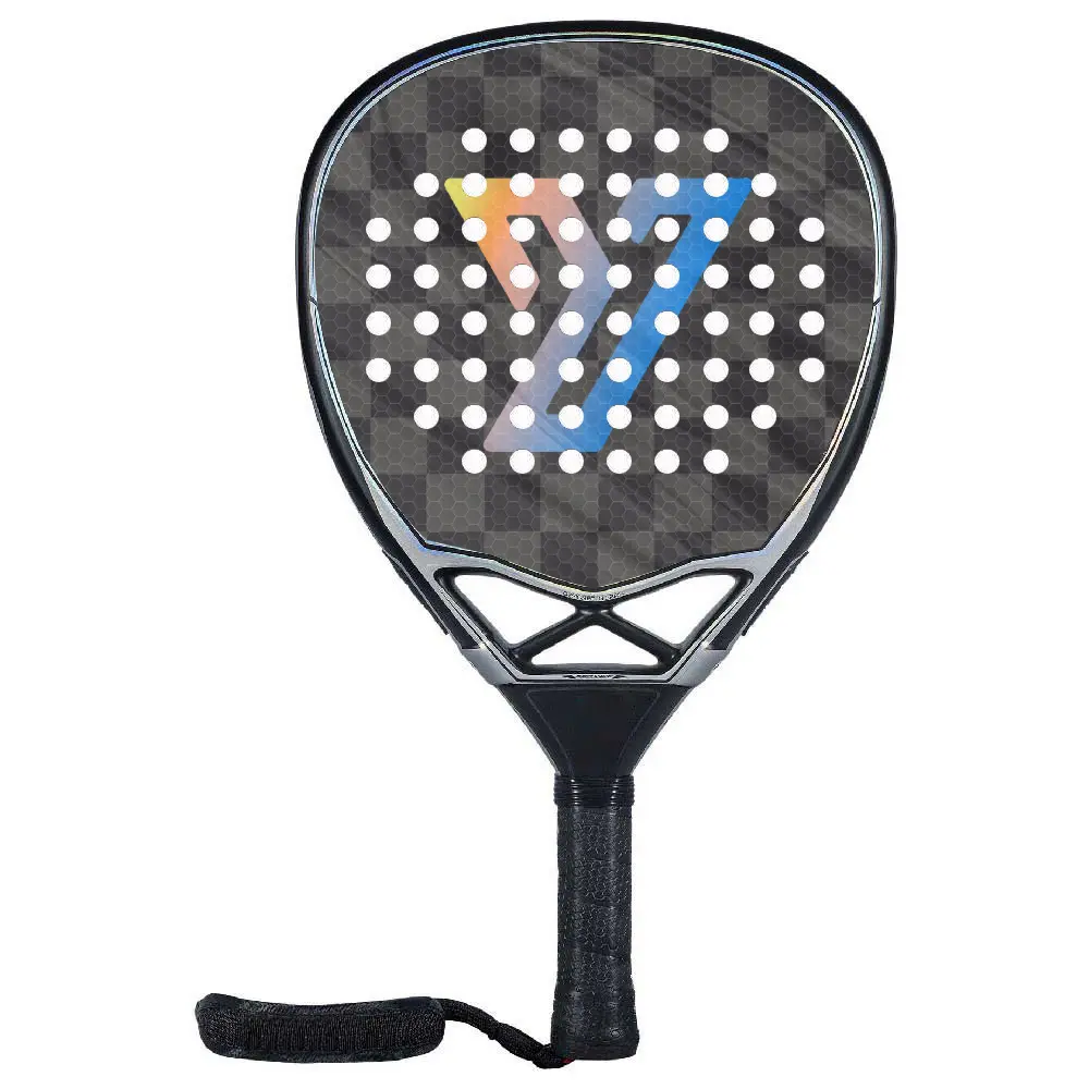 Padel China Fabriek Goedkope Prijs Diamond/Teardrop/Ronde Vorm Custom Logo Carbon Paddle/Padel Tennis Racket