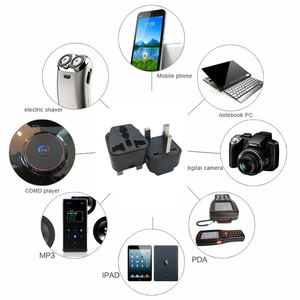 <span class=keywords><strong>Adaptador</strong></span> de Enchufe de Viaje Estándar del Reino Unido, Negro, Blanco y Cobre, con Certificación CE y RoHS, <span class=keywords><strong>para</strong></span> 2200W, Compatible con Múltiples Países, Incluida <span class=keywords><strong>Irlanda</strong></span> - Product Image 6