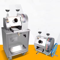 Presse-jus de canne à sucre électrique automatique 750W à 3 rouleaux en acier inoxydable, extracteur de jus de gingembre commercial 300KG/H
