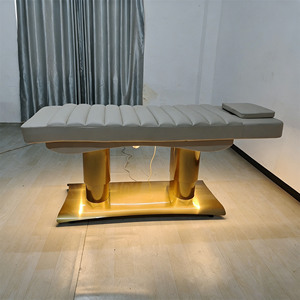 Juego <span class=keywords><strong>de</strong></span> Muebles para Salón <span class=keywords><strong>de</strong></span> Belleza, Cama <span class=keywords><strong>de</strong></span> Masaje Eléctrica <span class=keywords><strong>de</strong></span> 3 Motores, Cama Cosmética Ajustable para Pestañas y Tratamientos Faciales, Cama <span class=keywords><strong>de</strong></span> Belleza Eléctrica Hidráulica - Product Image 3