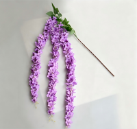 Fleurs artificielles en gros : Glycine et Hortensia suspendus pour décoration de plafond, maison, fête, mur et mariage