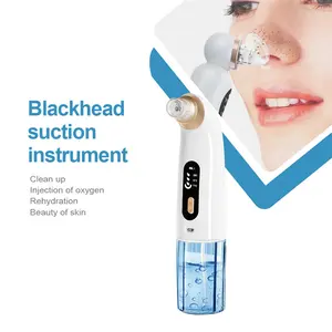 OEM Luxury Electric Extractor Skin Nose Pore Cleaner Small Bubble Acne Blackhead Remover Face Vacuum Blackhead Remover