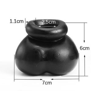 Molle Del Silicone Scroto Anello e anelli Del Rubinetto Elastico Enhancer Anello Del Pene Testicolo Bondage Giocattoli Del Sesso Per Gli Uomini - Product Image 3