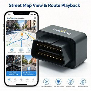Rastreador GPS OBDII para Automóvil, Rastreo en Tiempo Real, Geocerca, Alarma de Exceso de Velocidad, Dispositivo de Localización de Vehículos con Vista de Mapa Urbano - Product Image 1