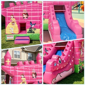 Château gonflable pour enfants, parcours d'obstacles extérieur, maison de rebond en PVC, château de saut pour fête, vente chaude - Product Image 3