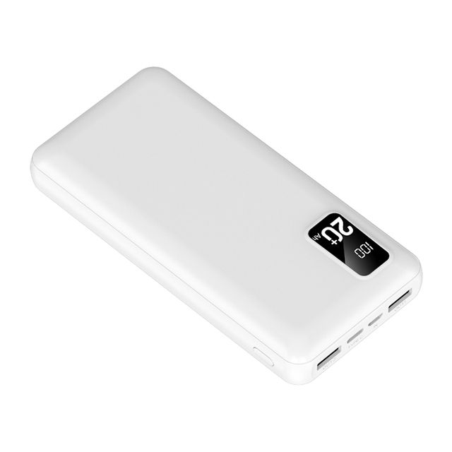 10000 Mah Power Banks Fast Charger Dual USB Outputs High Capacity Portable Slim Power Bank 20000mAh OEM Logo